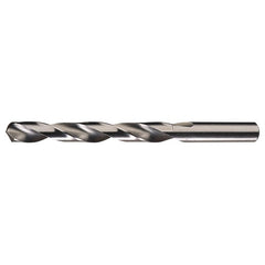 21/64 RHS / RHC HSS 118 Degree Radial Point Low Helix Jobber Drill - Bright - Exact Industrial Supply