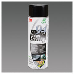 3M Hi-Strength Spray Adhesive 94 ET Low VOC <20% Clear 24 fl oz Can (Net Wt 19.8 oz) - Exact Industrial Supply