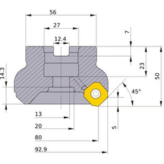 ‎WSX445-080A04AL MILL