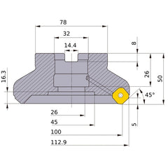 ‎WSX445-100B05AL MILL