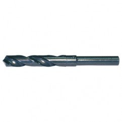 23/32 RHS / RHC HSS 118 Degree Radial Point 1/2 Reduced Shank Silver & Deming Drill - Steam Oxide - Exact Industrial Supply