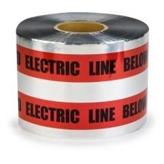 18-1/2X18-1/4 DETECTABLE BURIED RED - Exact Industrial Supply