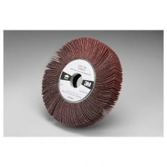 6 x 1 x 1" - 80 Grit - Ceramic Aluminum Oxide - Cloth Wheel 741E - Exact Industrial Supply