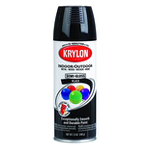 Interior/Exterior Industrial Maintenance Paint Gloss Black - Exact Industrial Supply