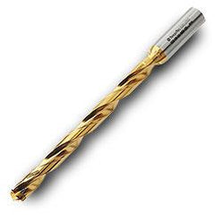 TD2100252S1R01 12xD Gold Twist Drill Body-Cylindrical Shank - Exact Industrial Supply