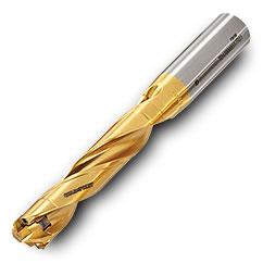 TD2100105S1R01 5xD Gold Twist Drill Body-Cylindrical Shank - Exact Industrial Supply