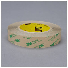 3M Adhesive Transfer Tape 468MP Clear 1/2″ × 60 yd 5 mil - Exact Industrial Supply