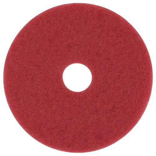 3M Red Buffer Pad 5100 10″ - Exact Industrial Supply