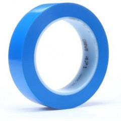 List 471 1" x 36 yds Vinyl Tape - Blue - Exact Industrial Supply