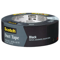 3M Black Duct Tape 3960-BK 1.88″ × 60 yd (48 mm × 54 8 m) - Exact Industrial Supply