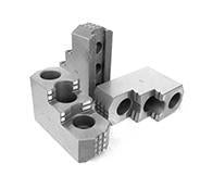 Hard Chuck Jaws - 1.5mm x 60 Serrations - Chuck Size 12" inches - Part #  KT-120HJ1 - Exact Industrial Supply