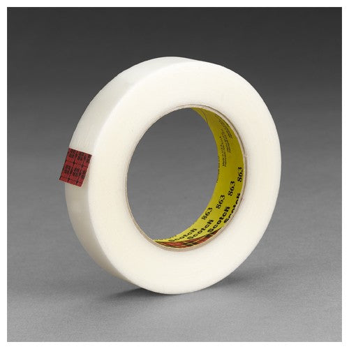 48 mm × 55 m Scotch Reinforced Strapping Tp Clear Alt Mfg # 73088 - Exact Industrial Supply