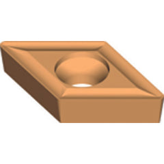 DCMT 3252 ZX3 UD21, .031″ Corner Radius, 5/32″ Thick, Turning Indexable Insert - Exact Industrial Supply