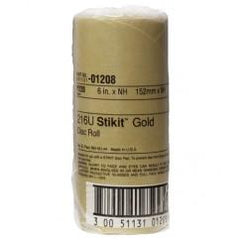 6 - P220 Grit - 216U Disc Roll - Exact Industrial Supply