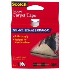 Scotch Indoor Carpet Tape CT2010 1.5″ × 42 ft (38.1 mm × 12.8 m) Carpet Tape - Exact Industrial Supply