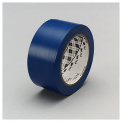 3M General Purpose Vinyl Tape 764 Blue 1″ × 36 yd 5 mil Individually Wrapped Conveniently Packaged - Exact Industrial Supply