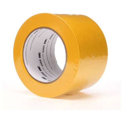 3M Vinyl Duct Tape 3903 Yellow 3″ × 50 yd 6.5 mil 18 per case Individually Wrapped Conveniently Packaged - Exact Industrial Supply