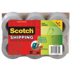 Scotch Sure Start Packaging Tape DP-1000RF6 1.88″ × 900″ (48 mm × 22 8 m) - Exact Industrial Supply