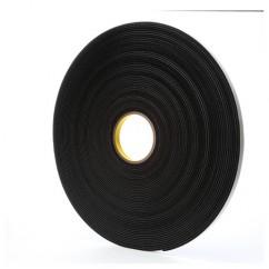 1/2X36 YDS 4508 BLACK VINYL FOAM - Exact Industrial Supply