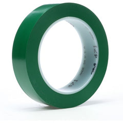 3M Vinyl Tape 471 Green 1/2″ × 36 yd 5.2 mil - Exact Industrial Supply