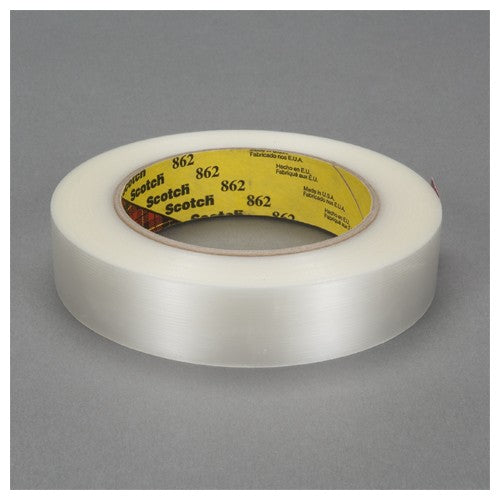 48 mm × 55 m Scotch Reinforced Strapping Tp Clear Alt Mfg # 73085 - Exact Industrial Supply