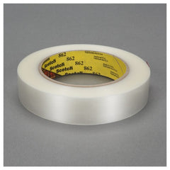 48 mm × 55 m Scotch Reinforced Strapping Tp Clear Alt Mfg # 73085 - Exact Industrial Supply