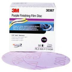 3 - P1500 Grit - 30367 Film Disc - Exact Industrial Supply