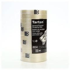 Tartan Filament Tape 8934 Clear 18 mm × 55 m 4 mil - Exact Industrial Supply
