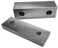 Machined Aluminum Vice Jaws - SBM - Part #  VJ-6A060207M - Exact Industrial Supply