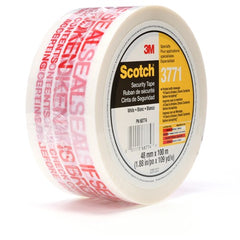 Scotch Printed Message Box Sealing Tape 3771 White 48 mm × 100 m - Exact Industrial Supply