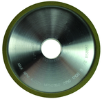 6 x 1/2 x 1-1/4'' - 1/8'' Abrasive Depth - 150 Grit - 3/8 Rim Type 4A2 Diamond Wheel for Foley-Type Grinder - Exact Industrial Supply