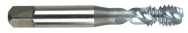 6-32 Dia. - H2 - 2 FL - Powder Metal-CrN-Modified Bottom Spiral FL Tap - Exact Industrial Supply