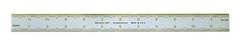 #599-9400-2404-1 - 24'' - 4R Graduation - Chrome - Combination Square Blade - Exact Industrial Supply