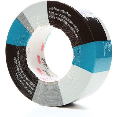 3M Multi-Purpose Duct Tape 3900 Silver 48 mm × 54.8 m 8.1 mil Individually Wrapped - Exact Industrial Supply