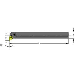 S16S MDUNL3 Steel Boring Bar - Exact Industrial Supply