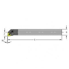 E24U MCLNR4 Solid Carbide Boring Bar w/Coolant - Exact Industrial Supply