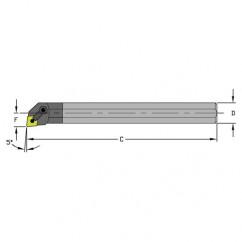 E20U MCLNR4 Solid Carbide Boring Bar w/Coolant - Exact Industrial Supply