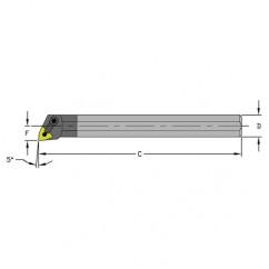 A16S MWLNR4 Steel Boring Bar w/Coolant - Exact Industrial Supply