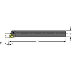 A16S MWLNL3 Steel Boring Bar w/Coolant - Exact Industrial Supply