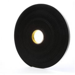 3/4X18 YDS 4504 BLACK VINYL FOAM - Exact Industrial Supply