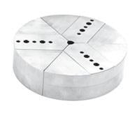 Round Chuck Jaws - Northfield Type Chucks - Chuck Size 3" inches - Part #  RNF-3100S - Exact Industrial Supply