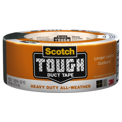 3M All Weather Duct Tape 2230-HD 1.88″ × 30 yd (48mm × 27 4m) - Exact Industrial Supply