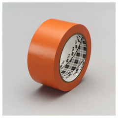 3M General Purpose Vinyl Tape 764 Orange 1″ × 36 yd 5 mil Individually Wrapped Conveniently Packaged - Exact Industrial Supply
