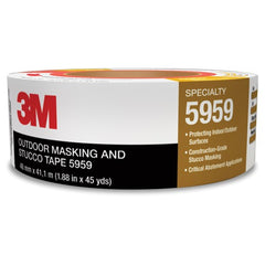 3M Outdoor Masking and Stucco Tape 5959 Red 48 mm × 41.1 m 12.0 mil Conveniently Packaged - Exact Industrial Supply