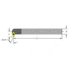 E10Q SDNCR2 Solid Carbide Boring Bar w/Coolant - Exact Industrial Supply