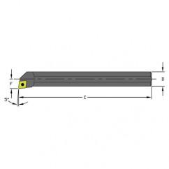 A16R SCLCL3 1" SH Indexable Coolant-Thru Boring Bar - Exact Industrial Supply