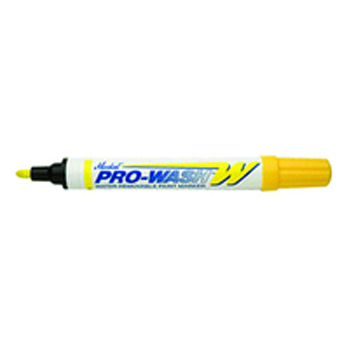 Pro Wash Marker W - Model 97031 - Yellow - Exact Industrial Supply