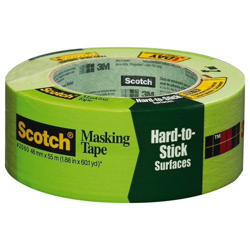 ‎Scotch Rough Surface Painter's Tape 2060-48MP 1.88″ × 60 yd (48mm × 55 m) - Exact Industrial Supply