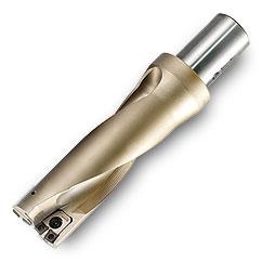 2.438" - 2.563" Adj Dia - Indexable Cartridge Drill - Exact Industrial Supply