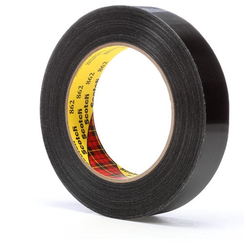 24 mm × 55 m Scotch Reinforced Strapping Tp Black Alt Mfg # 72059 - Exact Industrial Supply
